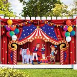 KatchOn, Carnival Backdrop for Carnival Decorations - Large 72x44 Inch | Circus Backdrop, Carnival Theme Party Decorations | Carnival Games, Circus Theme Party Decorations | Carnival Party Decorations