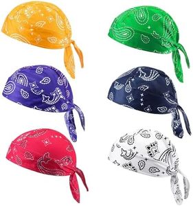 Paisley Cooling Headscarf Cap Set, 2026 New Breathable Sweat Wicking Head Wrap Hat for Men Women (6, Colorful-B)