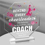 Yopyame Acrylic Cheer Coach Plaque 