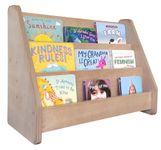 WonderVed Montessori Book Shelf for Kids Room - Plywood Book Stand for Kids Study Room or Nursery - Elevated Book Storage Rack for Cognitive Learning - Baby Essentials for New Moms- Kids Library