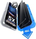 MOBOSI 3 Pack for iPhone 17 Pro Privacy Screen Protector, Alignment Tray