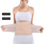 ACWOO Postpartum Belly Wrap, C Section Recovery Belt, Postpartum Support Belly Belt, Abdominal Binder After Pregnancy Postpartum Belly Band, Tummy Girdle Corset Body Shaper, Waist Trainer Belts