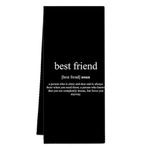 GICHUGI Gifts for Best Friend Kitchen Towels,Birthday Gifts for Best Friend,Bestie Gifts,BFF Gifts,Gifts for Best Friends Women Men Teen Girls,Best Friend Hand Towels,16x24 Inch,Dish Cloths