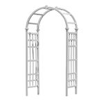 Vita VA68111 Athens Arch, White, 99.06x58.42x205.74 cm