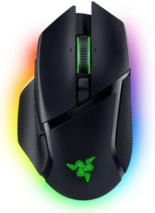 Razer Basilisk V3 Pro Wireless Gaming Mouse: HyperScroll Tilt Wheel - 30K DPI Optical Sensor - Gen-3 Optical Switches - 13-Zone Chroma RGB - 13 Programmable Controls - 3 Connection Modes - Black