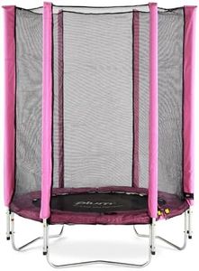 Plum® Junior Trampoline & Enclosure - Pink