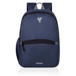 Spenz Saffron Mini Laptop Casual Backpack for Office School & College | Bag for Men & Women (Blue)