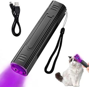 Wood's UV Lamp,Portable 365nm Pet Cat Dog UV Black light Flashlight Cat Ringworm Detector,Doctor Pet Urine Detector for Analyzing Skin Dog Cat Care Bed Bug Inspection