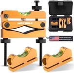 WarBull Scope Leveling Kit Universal, Magnetic Base High-Precision Clearer Level Bubble, Heavy-Duty Scope Mounting Kit, Scope Level Tool for Rifle Shotgun Frame Shooting Table with Storage Case -Glod