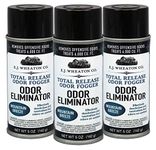 E.J. Wheaton Co. Odor Eliminator, Total Release Odor Fogger, 3 Pack, Effectively Deodorizes and Neutralizes Foul Odors on Contact, Mountain Breeze (5 OZ)…