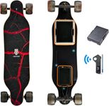 Uditer Electric Skateboards, S3 Electric Longboard with Remote and 10S2P 42V Swappable Battery/28 Mph Top Speed/2 * 600W Motors / 12 Miles Max Range Electric Longboards for Adults & Beginners