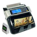 Polymer and Paper Canadian CAD USD Currency Bill Counter Plastic Money Banknote, Full Numeric Keypad and Large LCD Display