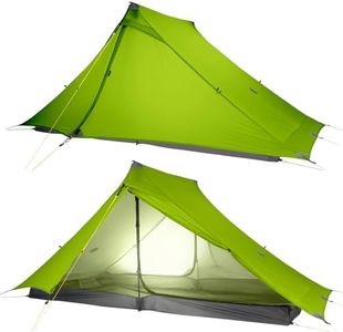 MIER LANSHAN 2 PRO Ultralight Backpacking Tent Durable Professional Waterproof Camping Tents, 2 Person, Green