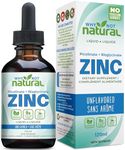 Organic Liquid Zinc Drops Supplement with Zinc Picolinate and Bisglycinate 4 fl, USDA Organic, Gluten-Free, Vegan and GMO-Free (Unflavored)