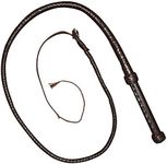 Indiana Jones Style 06 feet Long, 12 plaits | Dark Brown Genuine Cowhide Leather Rope Core Whip