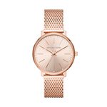 Michael Kors Women's Pyper Quartz Watch with Stainless-Steel-Plated Strap, Rose Gold, 17.8 (Model: MK4340)