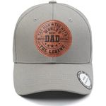 World Best Dad Ever Cap, Dad Hat Fathers Day Birthday Gifts for Dad Papa from Daughter Son Trucker Cap, Gray, One Size