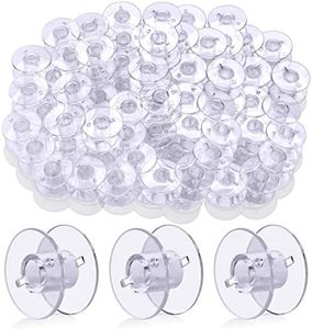 50 Pcs Bobbins for Singer，Bobbin for Brother Sewing Machine，Janome Sewing Machine Bobbins, Sewing Machine Bobbins, Plastic Bobbins with Case, Sewing Machine Accessories
