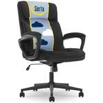 Serta Style Hannah I Office Chair, Microfiber, Black