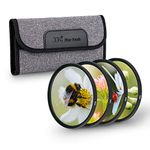 JJC 77mm Close-Up Filter Kit Macro Lens Filter (+2,+4,+8,+10) 4 Pieces/Set with Lens Filter Pouch for Canon Nikon Sony Pentax Olympus Fuji DSLR Camera