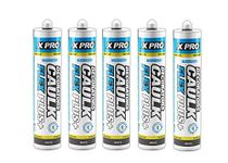 5 x XPRO Decorators Caulk Flex Plus Premium Grade - White