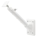 Holicfun Extension Wall Mount for Security Camera Solar Panels, Universally Compatible with Ring, Arlo, Eufy, Wyze, Reolink and Other Solar Panels - White