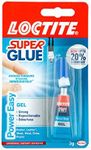 Loctite 1988289 Super Glue Power Easy Gel / Extra strong gel non-drip glue for leather, rubber, wood, metal, porcelain, paper, plastic / 1 x 3g tube