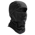 Balaclava Winter Cagoule Hiver Warm: Ski Face Mask Thermal Windproof Coldproof Gifts for Men Women, Black