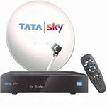 TATA Sky HD Set TOP Box with FTA Pack (Black)