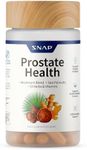 Snap Supplements Prostate Health Support Supplement - Natural Prostate Supplements for Men with Organic Saw Palmetto Extract & Turmeric, Prostate Support, Urinary Tract Health (90 Capsules)