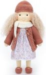 BlissfulPixie Easter Present Waldorf Doll Handmade Rag Doll - Birthday Present with Beautiful Present Box-Genesis 12"