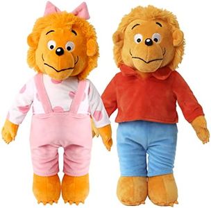 The Berenstain Bears Brother Sister Bear Plush PBS Book Character Doll Set