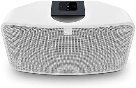 Bluesound Pulse MINI 2i Compact Wireless Multi-Room Smart Speaker with Bluetooth - White - Compatible with Alexa and Siri