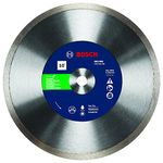 Bosch DB1066 Premium Plus 10-Inch Wet Cutting Continuous Rim Diamond Saw Blade with 5/8-Inch Arbor for Tile