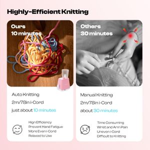 Caydo Electric i-Cord Knitting Machine – Automatic Yarn Knitter