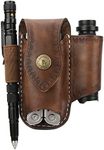 TOURBON Men Leather EDC Organizer S