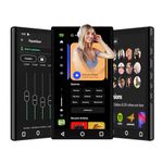 YFFIZQ 16GB MP3 Player with Bluetooth and WiFi,4.3" 1080P Full Touch Screen MP4 Player with Spotify,Portable HiFi MP3 Player for Muisc Loever,Android9.0 Streaming Music Player Support Online Music