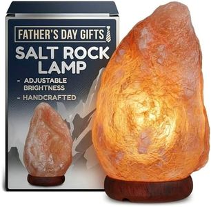 Himalayan Salt Rock Lamp with Dimmer – Hand-Carved Himalayan Salt Lamp Night Light 5.5–7" with Adjustable Warm Glow for Sleep & Relaxation