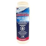 Non-Chlorine Pool Shock Treatment/Oxidizer – 1 Kg Fast-Acting Pool Shock – Won’t Raise pH Level – Compatible with Chlorine & Bromine Pools – by Pool Supplies Canada