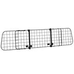 PawHut Heavy Duty Pet Dog Car Barrier Adjustable Ventilated Mesh Wire Guard Auto Vehicle Fence Protector SUVs Black 91-152 cm