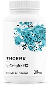 Thorne Research - B-Complex #12 - Vitamin B Complex With Active B12 and Folate - 60 Capsules