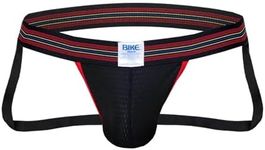 Bike Athletic Mesh Jockstrap | Breathable Mesh Pouch for Sweat Control | Durable Elastic Waistband for Superior Comfort and Fit | Iconic Since 1874 | Perfect for Athletics and Fashion Black