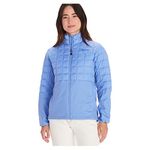 Marmot Women's Wm's Echo Featherless Hybrid, Insulated hiking jacket, water-repellent functional jacket, breathable quilted jacket, windproof outdoor jacket, Getaway Blue, M