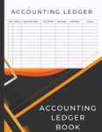 accounting ledger book | 8.5 " x 11 " | 100 Pages