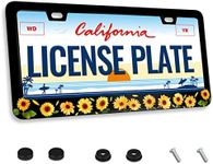 Sunflower License Plate Frame Beaut