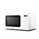 COMFEE' CM-M201K(WH) Countertop Microwave Oven with Express Cook, 6 Preset Menus and Kitchen Timer, 0.7 cu.ft. (20L), 700W, White