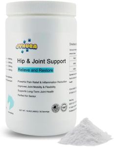 JYHUBA Hip & Joint Support for Horses – Natural Pain Relief with PEA, MSM & Glucosamine – Joint Repair & Mobility Supplement – Anti-Inflammatory Formula – Made in USA – 16.9oz (480g)