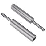 RealPlus SDS Plus Ground Rod Driver for 5/8" and 3/4" Grounding Rod Fit for Bosch Dewalt Milwaukee Hilti and Other SDS-Plus Rotary Hammer Drills, Pack of 2