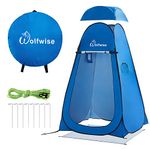 WolfWise Pop Up Shower Tent Toilet Changing Camping Shelter Outdoor Indoor Portable