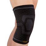 Copper Fit ICE Knee Compression Sleeve Infused with Menthol, Black, Large/X-Large